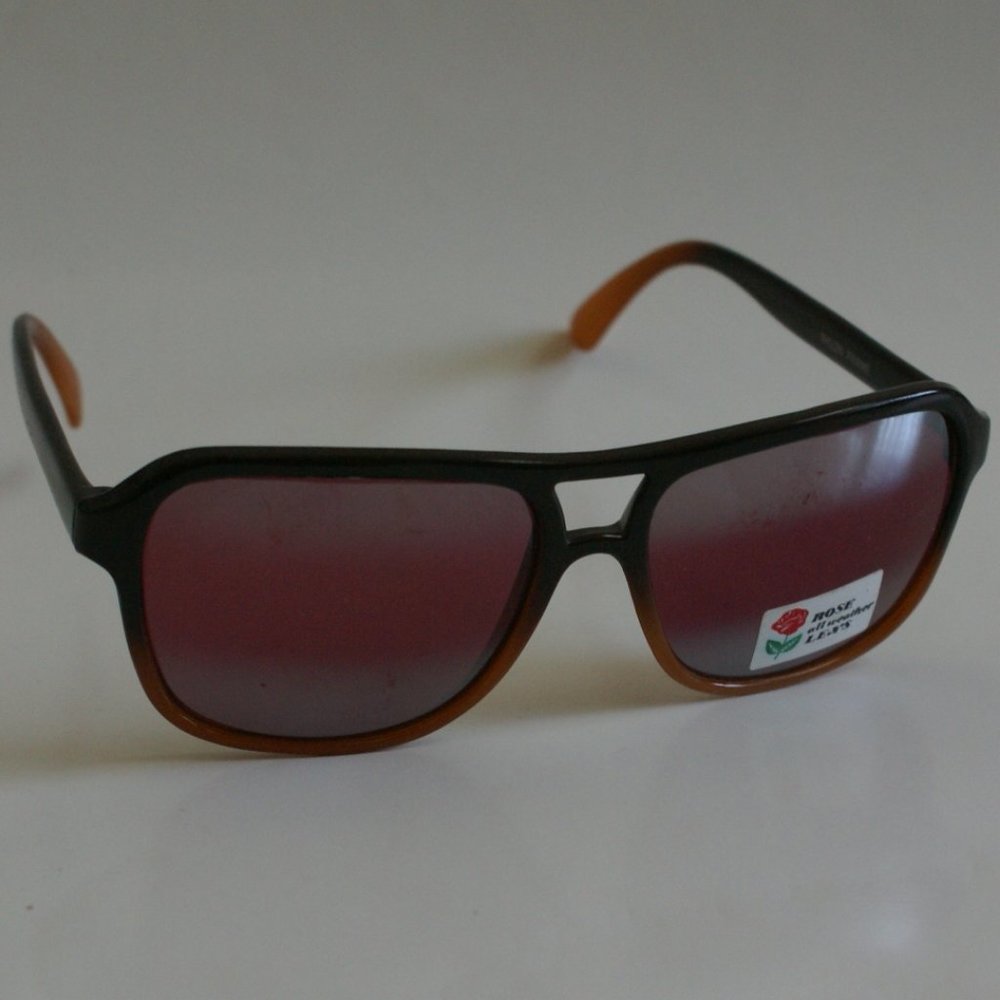 NWT TrueVintage DoubleBridge Sports Navigator all weather rose lens sunglasses